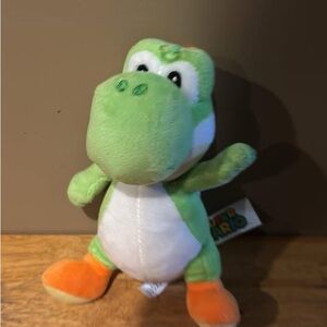 Green and Orange Reptile Plush Toy